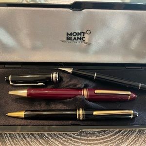 Set of 3 Mont Blanc Pens
